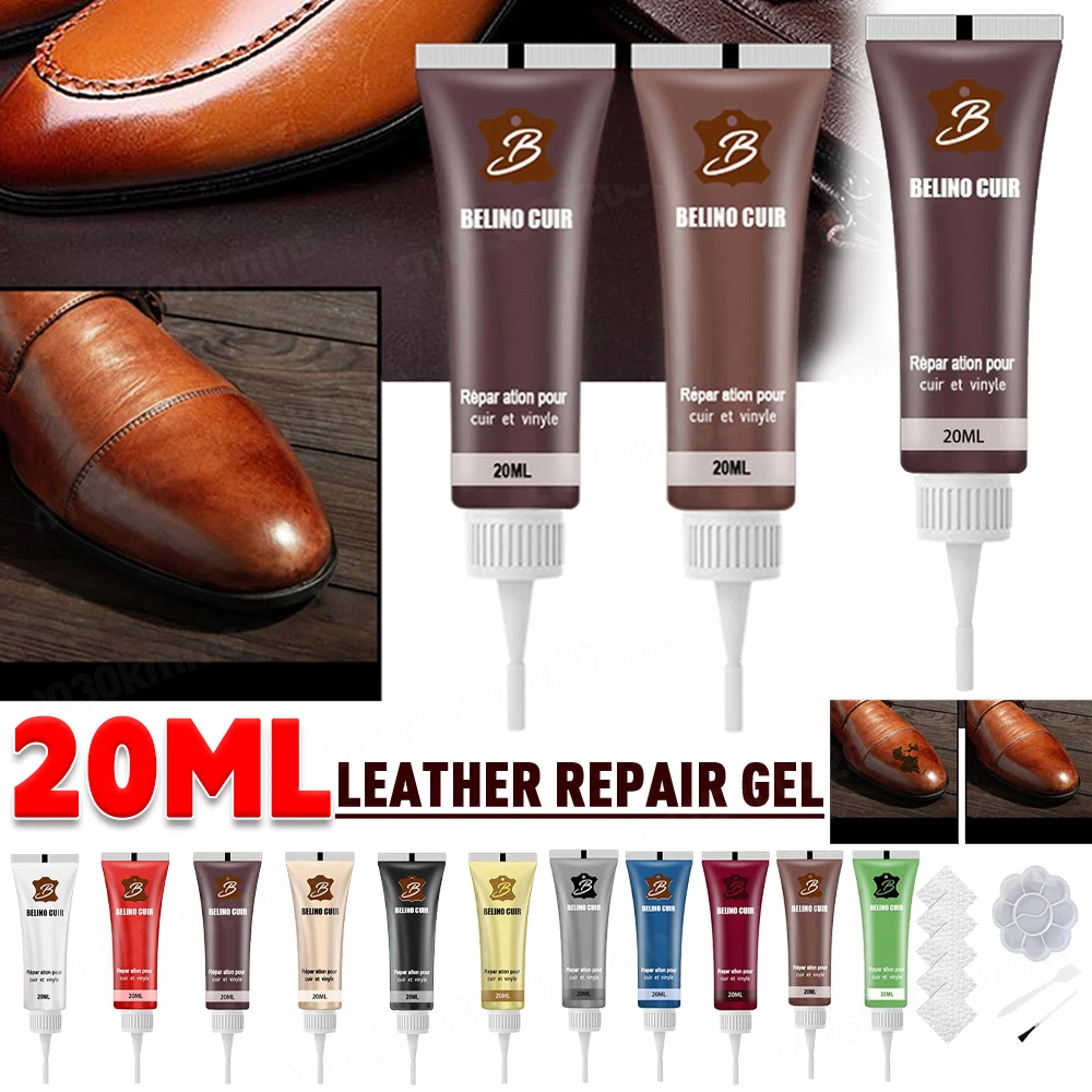 20ML Leather Color Repair Paste Repair Paste Leather Clothe Scratches Cracks Leather Car Leather Seats Leather Upholstery Repair