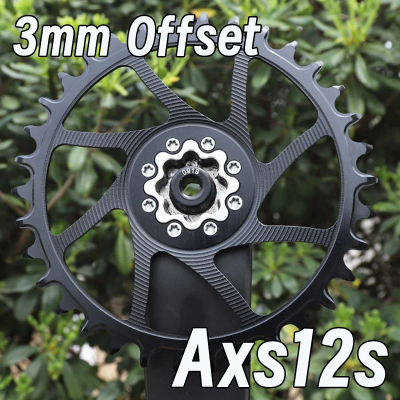 

Зубчатая ведущая звезда SRAM на 8 болтов для SRAM Red Force Rival Etap AXS 12s, прямое крепление, 40, 42, 46, 48, 50, 52 зуба