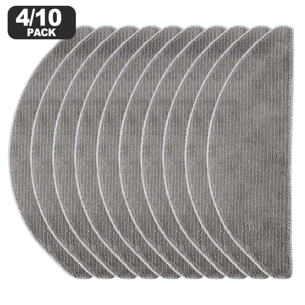 

10 шт. моющихся салфеток для швабры Homend 1287H, Blaupunkt, Bluebot Precision Plus, Mamibot EXVAC900S для уборки твердых полов