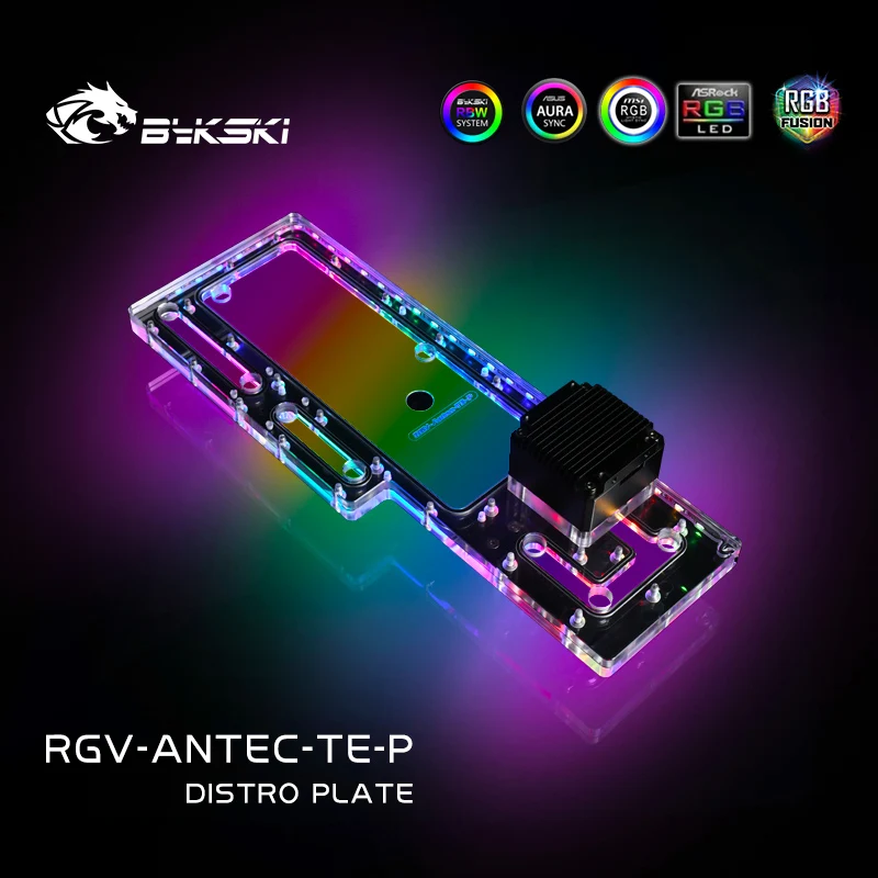 Bykski Case Distro Plate For CoolerMaster SL600M Case, Waterway Boards For CPU Water Block&Single GPU Building, RGV-CM-600M-P-V2