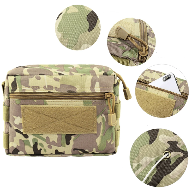 

Waist Bag Accessories Molle EDC Tools Pouch Camouflage Pockets Backpack Case Change Bag Hunting Bag