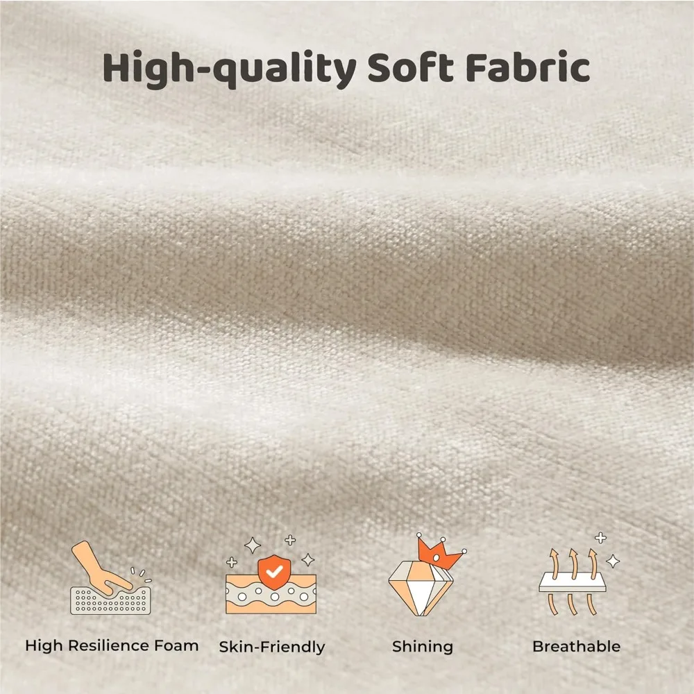 Cloud Upholstered  Bed Frame with Headboard, 5 Inch Foam Padded Platform, No Box Spring, Easy Assembly , Customized image 5