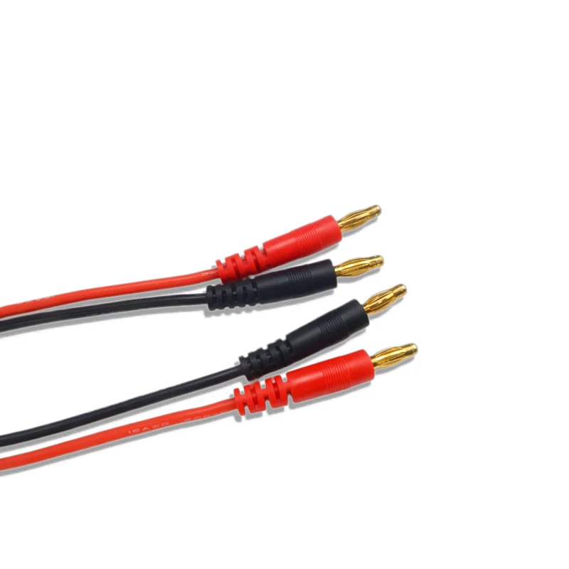4.0mm Male Banana Plug RC Cable Connector Charging Lead to JST DuPont Head for Electronics RC Lipo Battery Charger