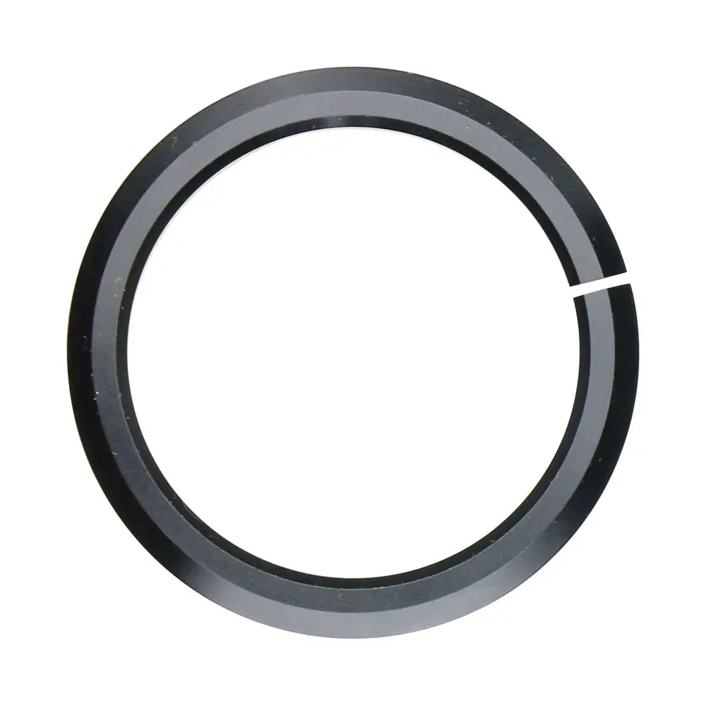 2PCS Aluminum Alloy Bicycle Headset Crown Race Black 39.8mm Bike Fork Base Ring Slotted Bike Headset Replacement Part