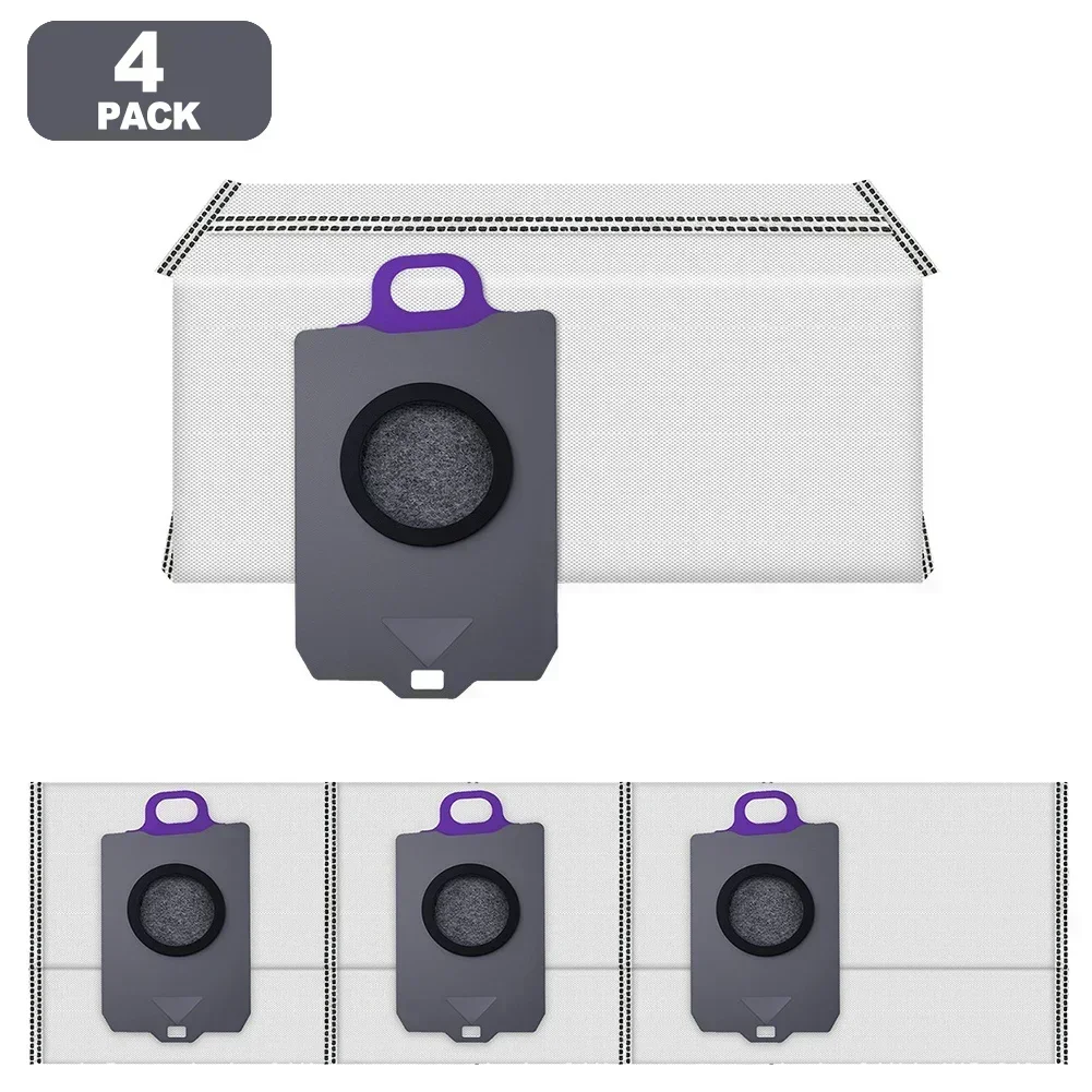 For NARWAL For Freo X10 Pro YJCC027 Robot Vacuum Dust Bags For Base Station 4 Or 10 Pieces With Fine Filtration
