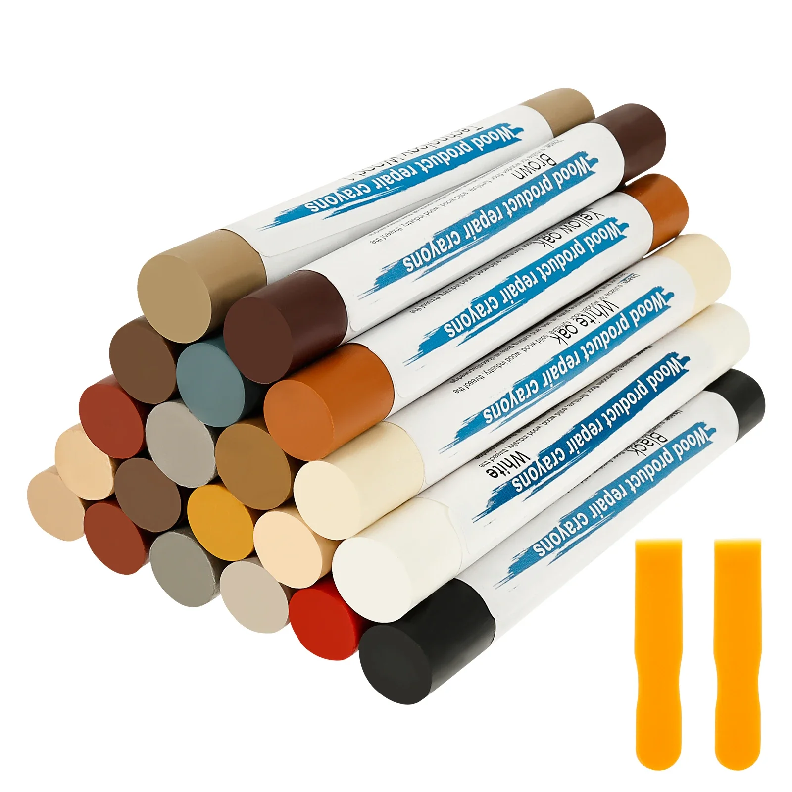 

20 цветов карандашей-маркеров для реставрации и ремонта мебели, для удаления царапин, дыр и дефектов на ламинате