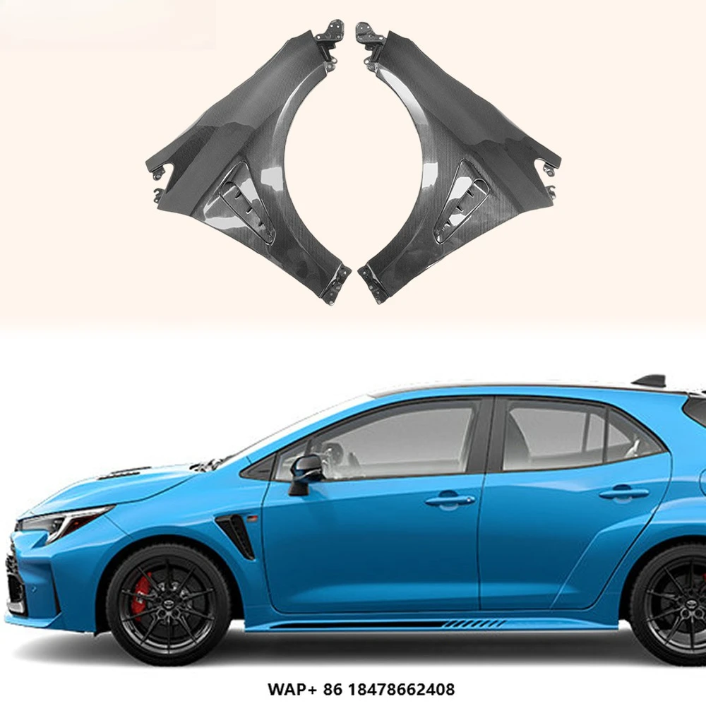 

For 23-25 GR Corolla Dry Carbon OE Style Front Bumper Side Fender Pair