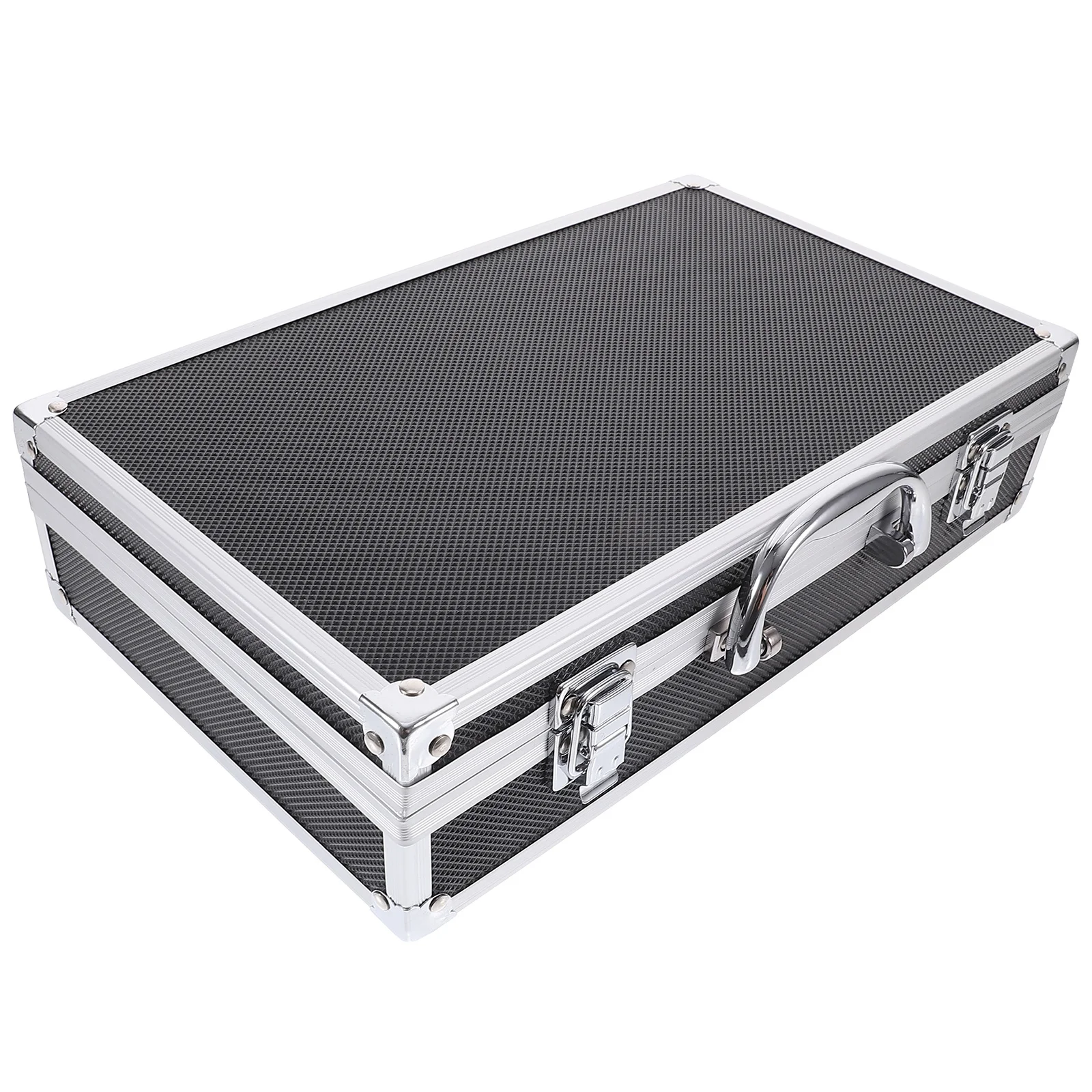 

Microphone Bag Box Suitcase Audio Equipment Hard Cases for Microphones Black Sponge