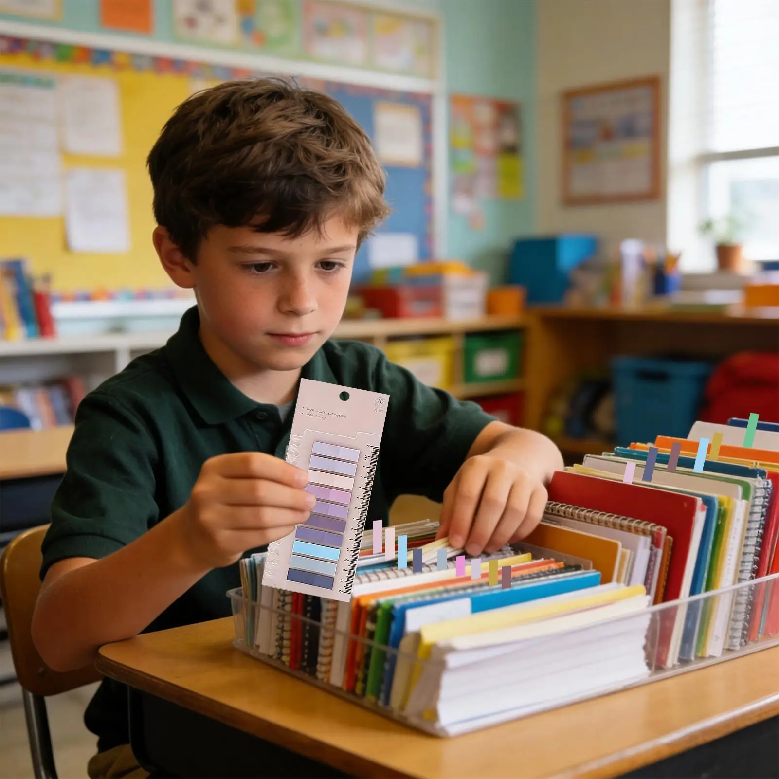 

Липкие индексные вкладки, 2000 шт., полупрозрачные флажки для страниц, красочные записываемые переоборудованные вкладки для аннотаций для общежития, школы колледжа