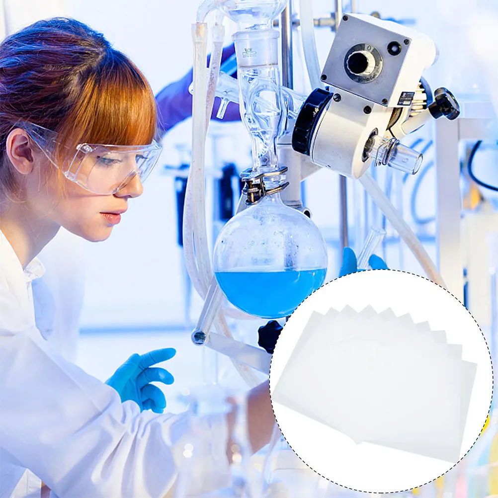 

60 pcs Filter Paper Consumables Laboratory Qualitative Sheets Variable Filtration Speeds Absorbent White For Science Experiment