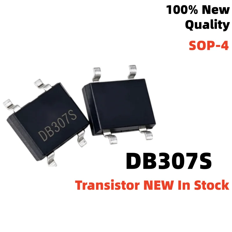 50PCS NEW DB157S DB207S DB107S ABS210 ABS (SOP-4)DB307S DF06S DF10S ABS10 SMD surface mount rectifier bridge