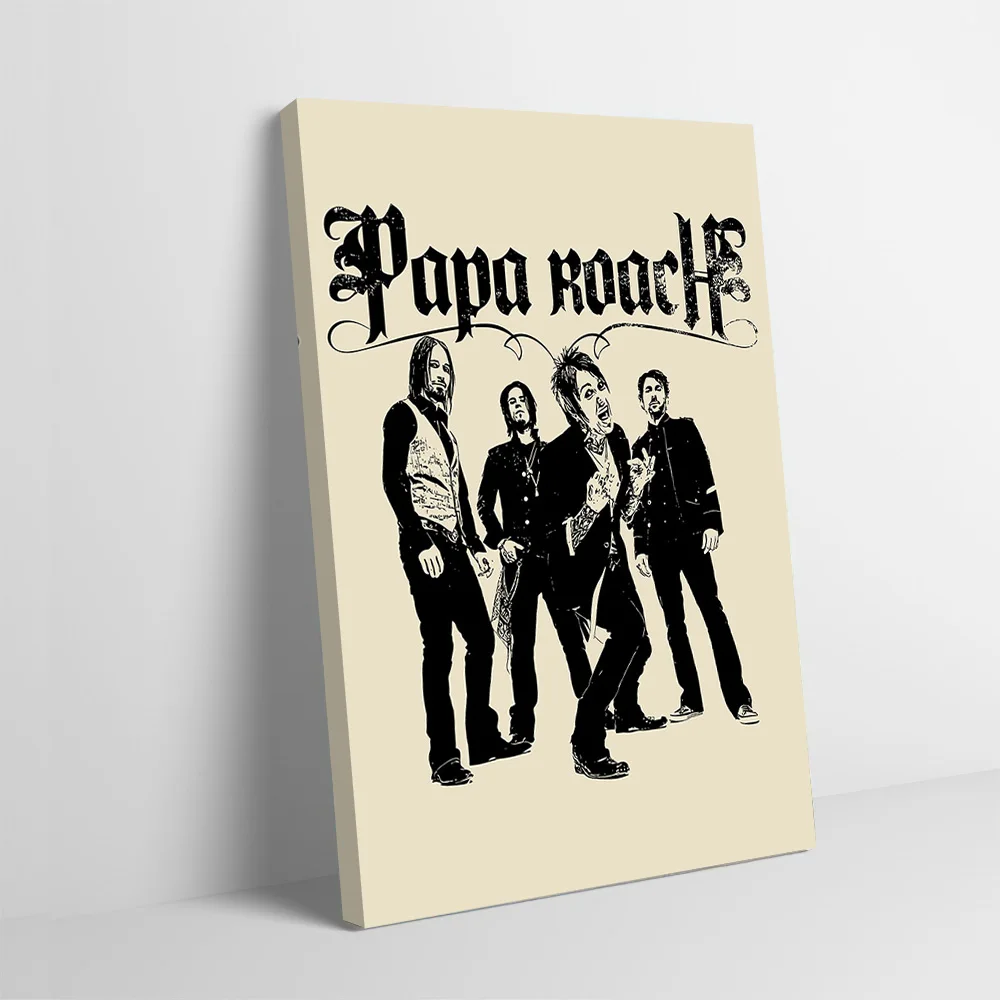 Papa Roach Band Portrait Poster Customizable Printed Canvas Painting for Pictures Wall Art Decorative Paintings Home Decorations
