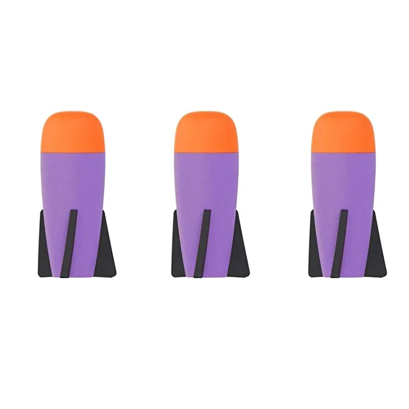 Paquete de recarga Mega-Missile de espuma, accesorios de balas de juguete compatibles con lanzador de misiles Blaster Nerf Rocket n-strike Elite Series