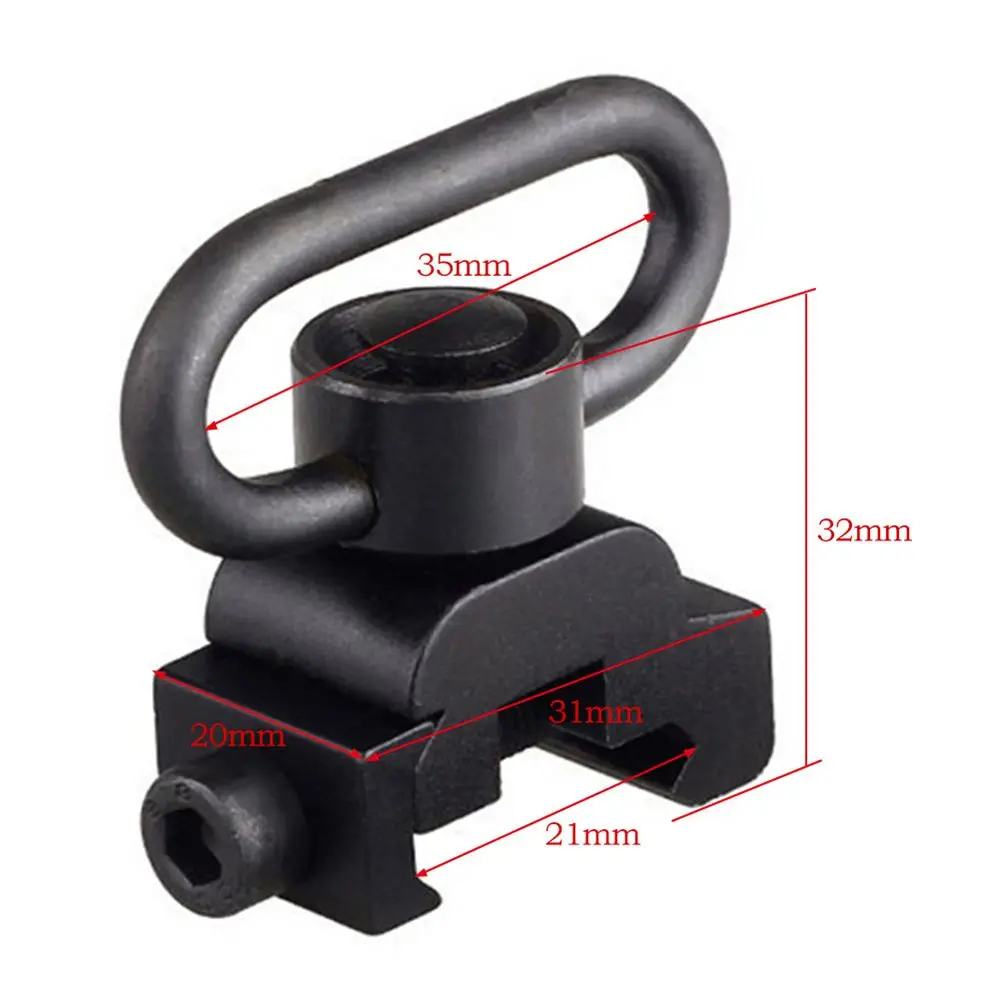 ELEMENT GEAR QD-Picatinny Rail Mount Base, Sling Shotgun, Quick Grips, Ach Rail Mount, Mlok Rail Accessories