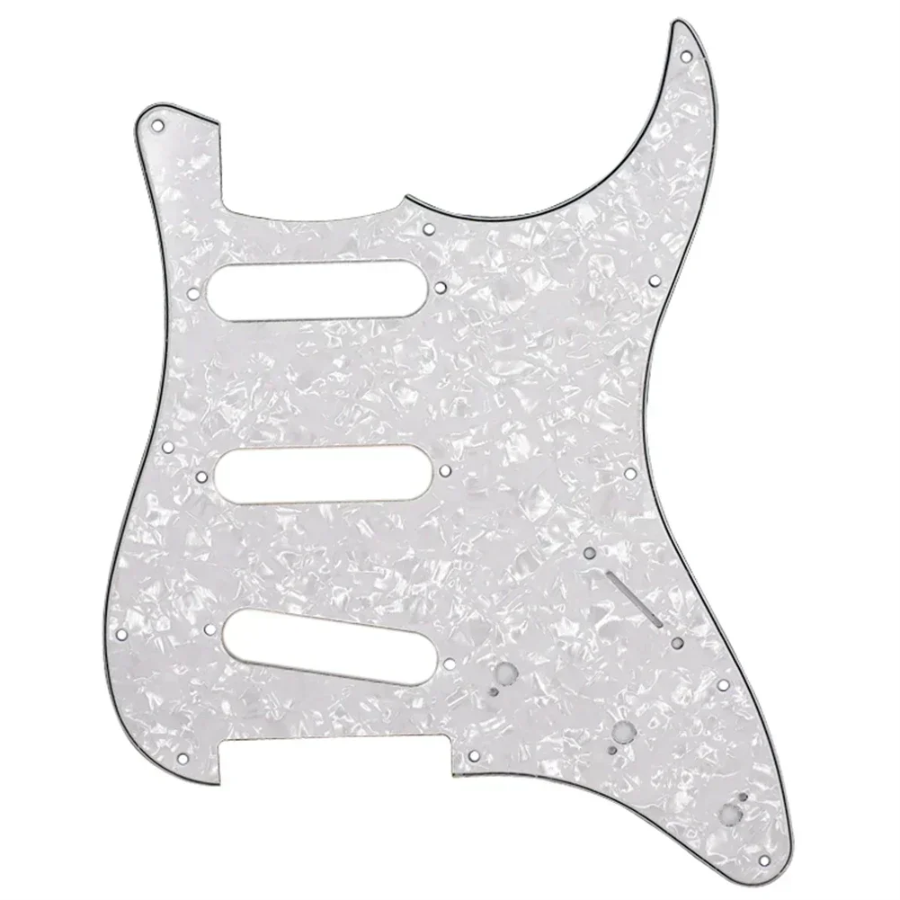 Peças de reposição Scratch Plate Guitar Pickguard, Guitarras Strat, SSS, 11 furos, Peças de reposição