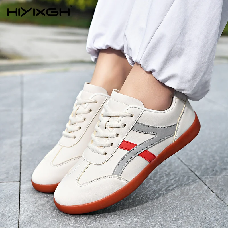 Tai Chi Shoes Soft Leather Cow Tendon Sole Breathable Men's and Women's Martial Arts Training Board Shoes Casual Sports Shoes