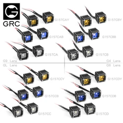 GRC 12mm Square Led lights spotlight Headlight searchlight For 1/10 RC Car TRX4 Defender Bronco TRX6 SCX10 JK #G157CA/CB/CC/CD