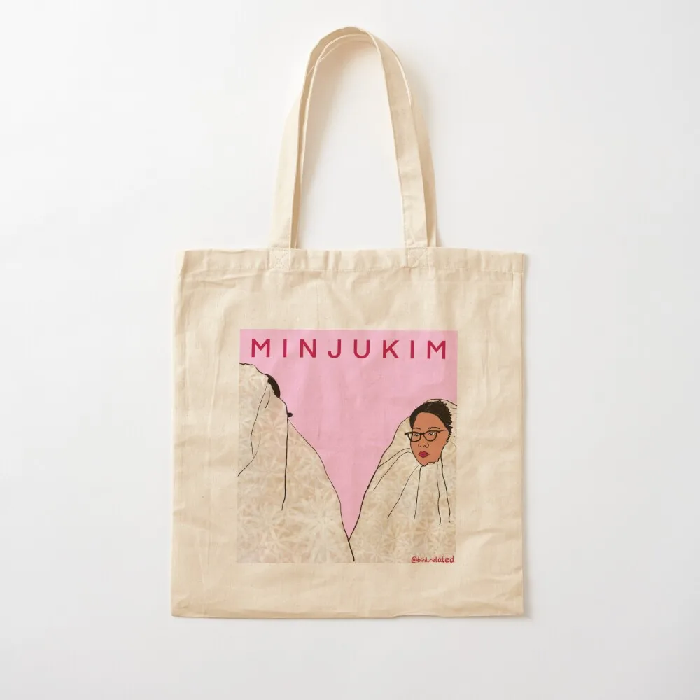 

Minju Kim- Next in Fashion, Netflix Tote Bag hand bag ladies Big bag Canvas Tote