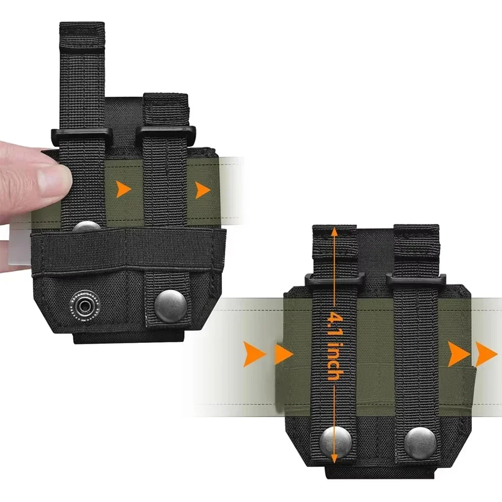 1 قطعة أصفاد التكتيكية الخصر حقيبة الإفراج السريع إنفاذ القانون في الهواء الطلق سلامة دورية واجب الملحقات اليد مشبك حقيبة