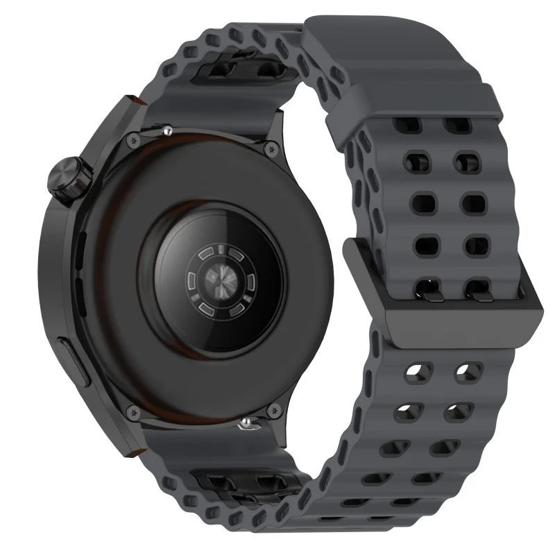 22 mm Ocean-Silikonband für Amazfit Bip Max Sports, zweifarbiges Armband für Amazfit Bip Max, Ersatzzubehör, Correa – Detail 19