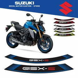 Thick Edge Outer Rim Bed Sticker Stripe Wheel Decals For SUZUKI GSXS GSX-S 125 750 950 1000 1000F 1000GT 8S