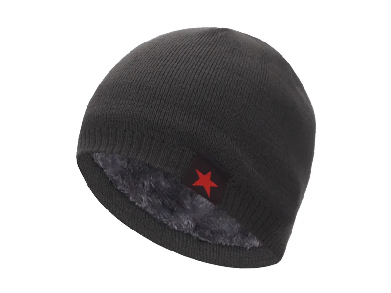 Skullies Beanies Warme Herren Beanie Mütze Wintermützen für Damen Herren Strickmütze Fünf-Sterne Stav Österreich Mohamed Homme Skull Gorro Bonnet Caps – Detail 7