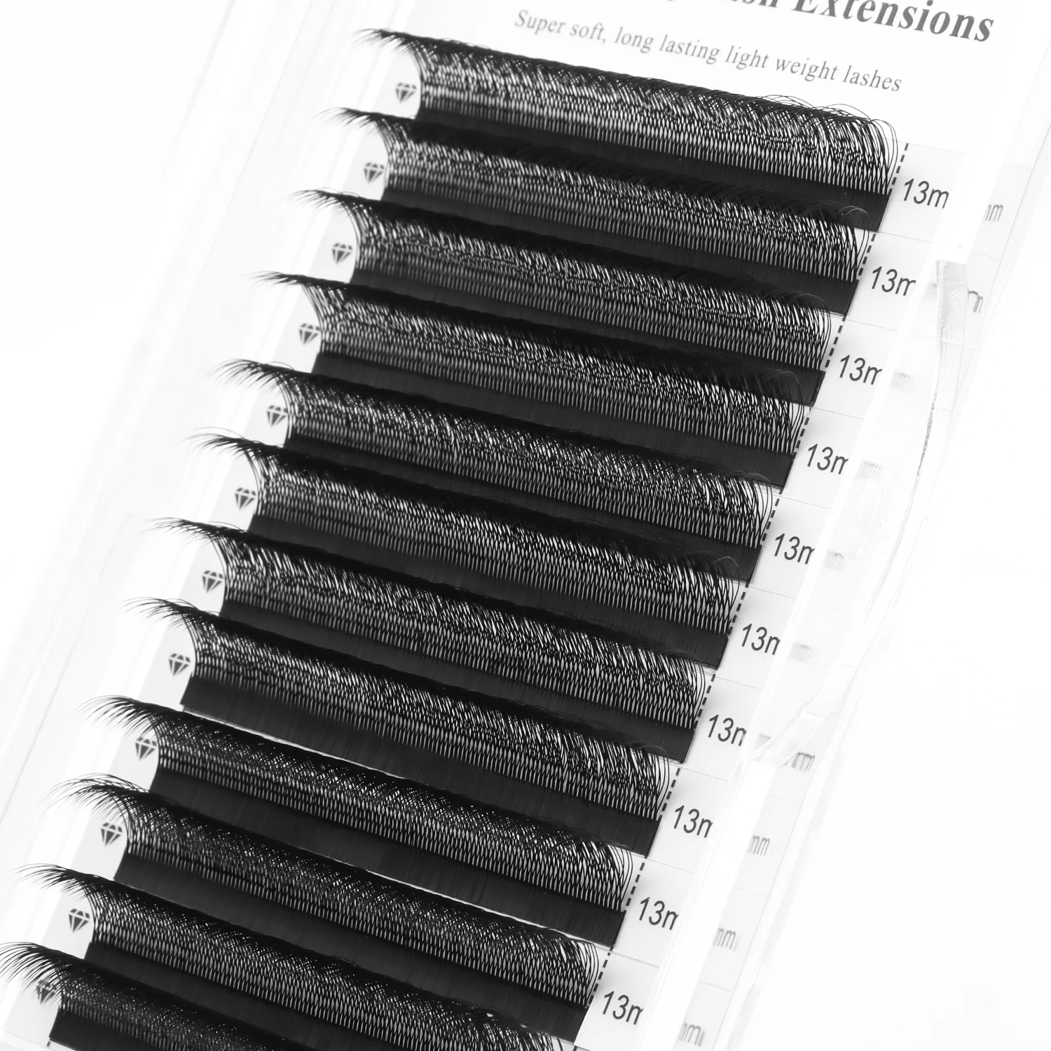 Xiusuzaki u/w 4d extensões de chicote macio em forma de u 4dw extensão de cílios pré-fabricados fãs volume individual fornecedores de cílios postiços