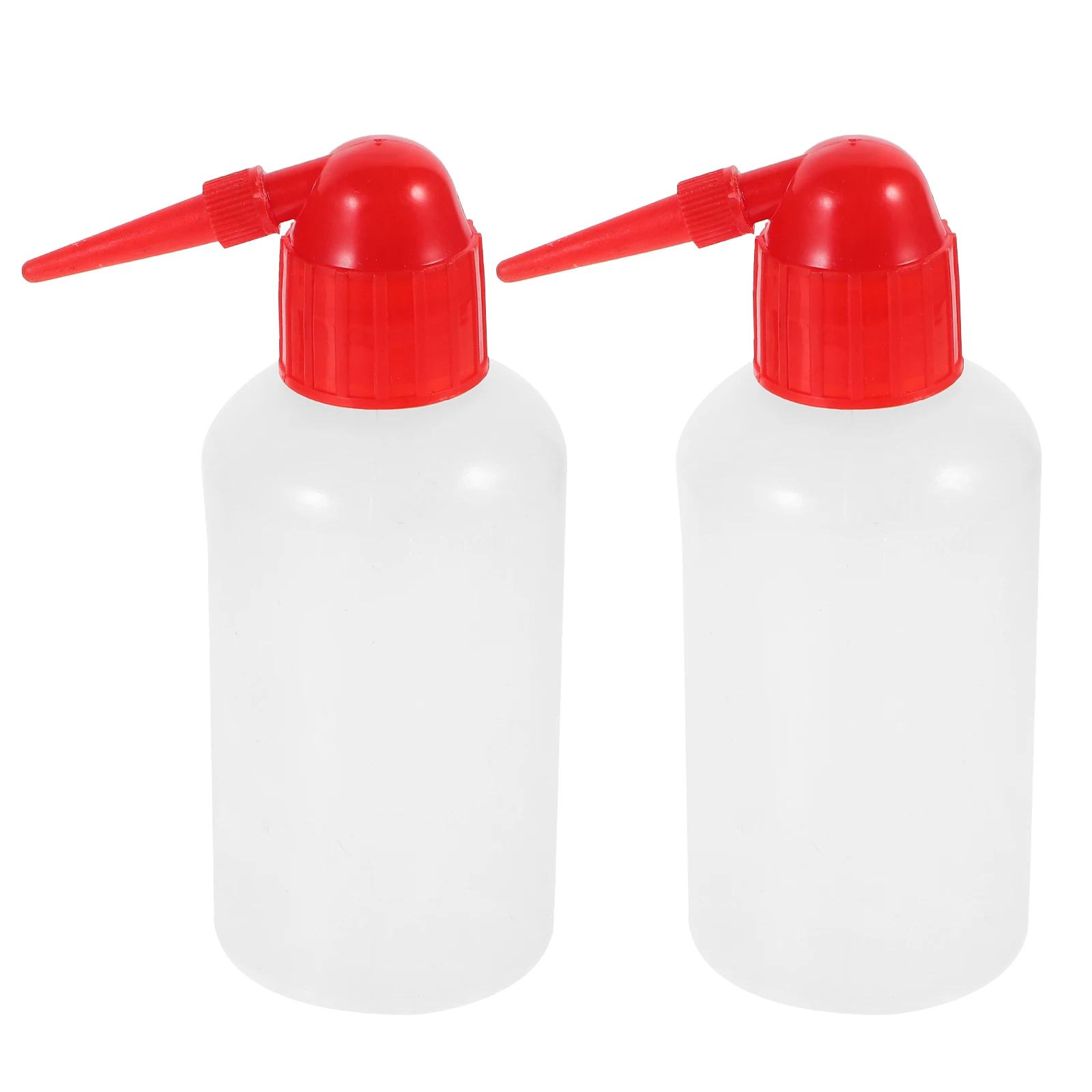 

2 Pcs Cleaning Bottle Measuring Wash Bottles Liquid Pe Narrow Mouth Sample Plastic Washing