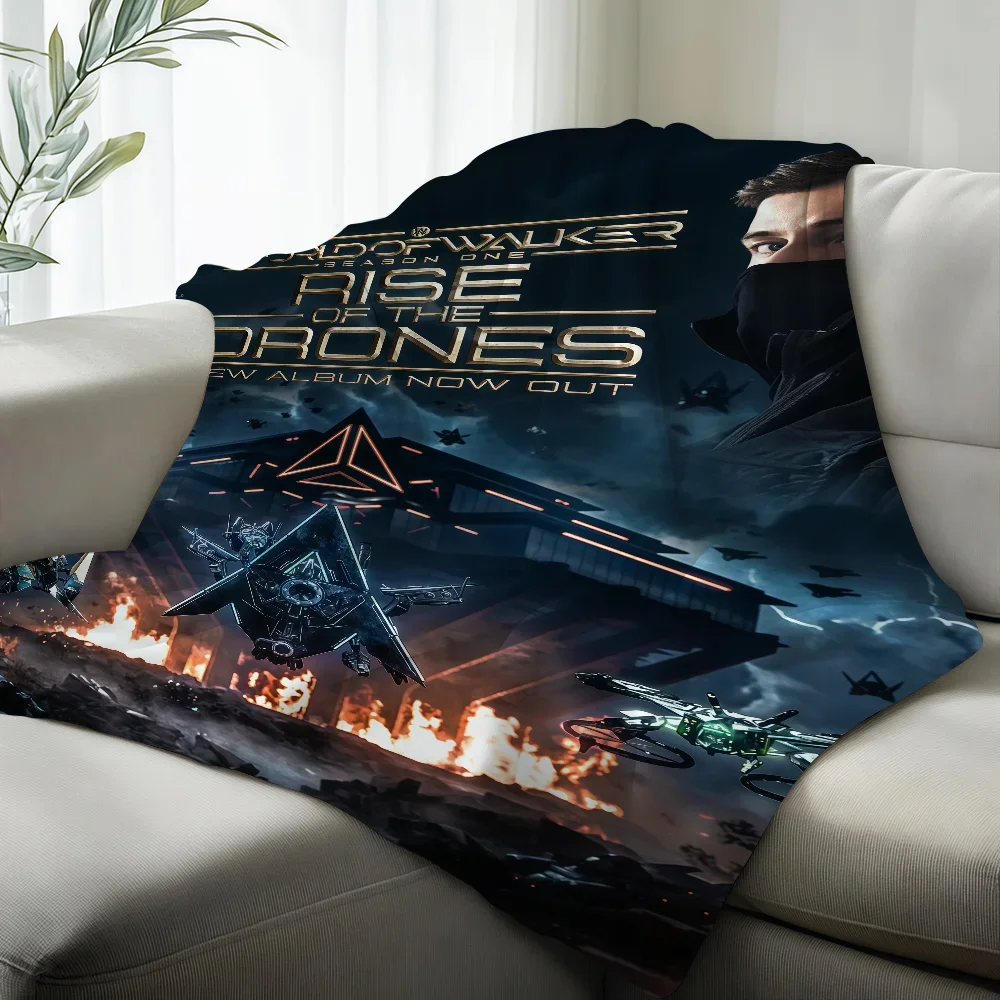 Singer A-Alan Walker World Of Walker Blanket Suitable For Sofas Beds Offices Cars Outdoor Travel  Ideal Gift For Friends Family