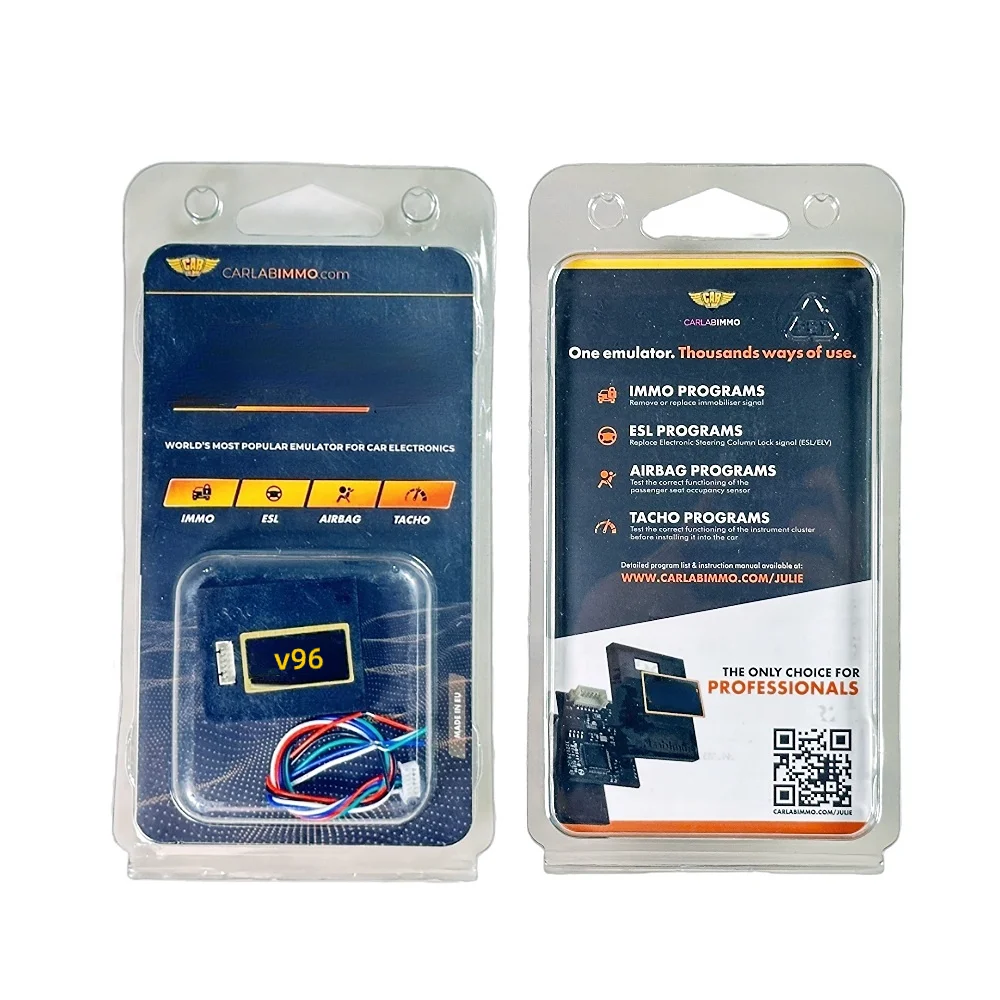 SQU OF96 Universal Car Emulator SQU OF 96 Supports IMMO For Se-at Occupancy Sensor Tacho Programs For V-W For V-A--G