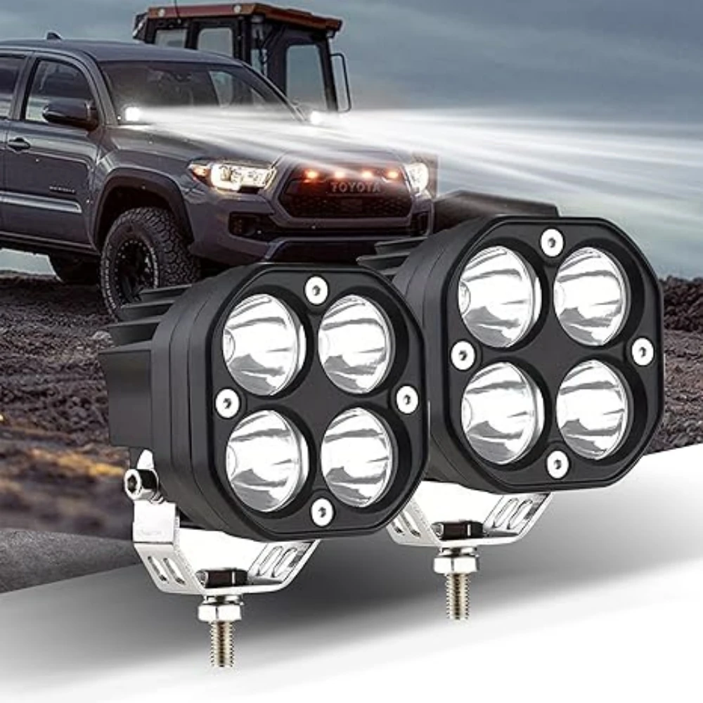 

3 Inch Led Work Light 12V 24V Spotlight For Car 4x4 Offroad Motorcycle Trucks Tractors Boat 4WD ATV SUV Driving Fog Lights