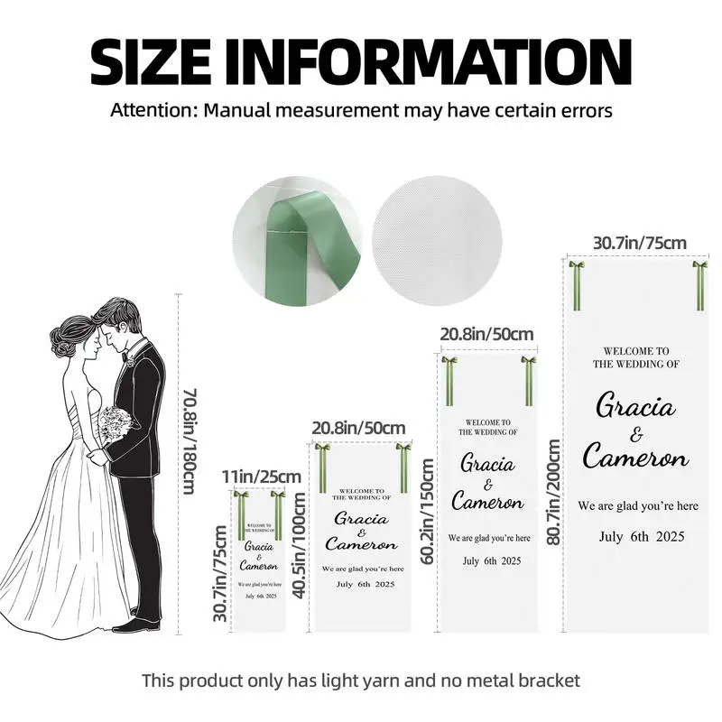 Custom Transparent Tulle Mesh Roll Personalized Wedding Decor for Aisle Chair Table Centerpiece Backdrop Party Gift