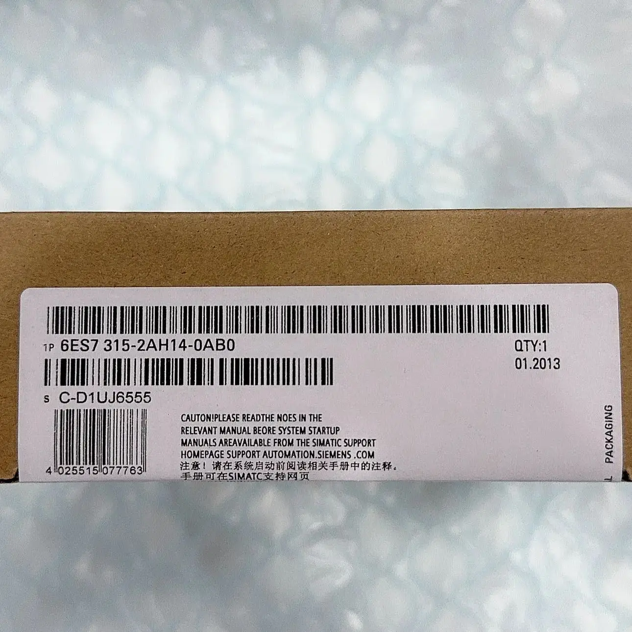 

Proximity switch sensor Real shooting 6ES7315-2AH14-0AB0 Proximity sensor