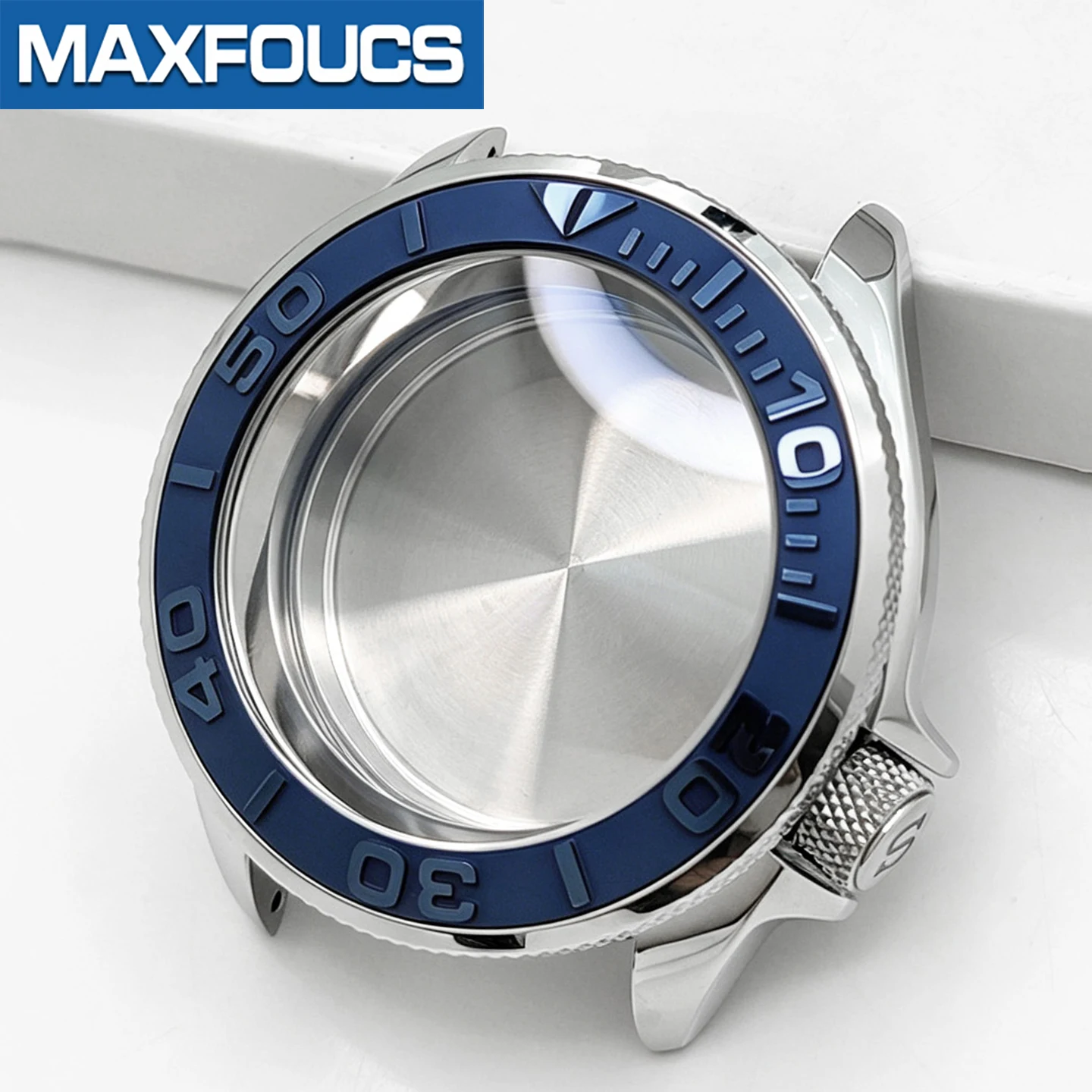 Prospex Geränderte Lünette SKX 3.8 Uhrengehäuse-Set Silber Poliert Passend für NH35/NH36/NH34 MOD Uhrengehäuse-Teile Saphir-Einsatz Maßanfertigung – Detail 17