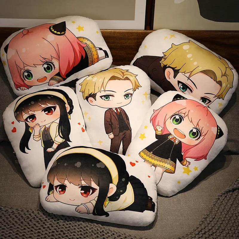 Anime SPY×FAMILY Plush Doll Cartoon Anya Forger Pillow Pendant Cute Child Toy Kawaii Girl Pillow Sofa Ornaments Gift Plush Doll