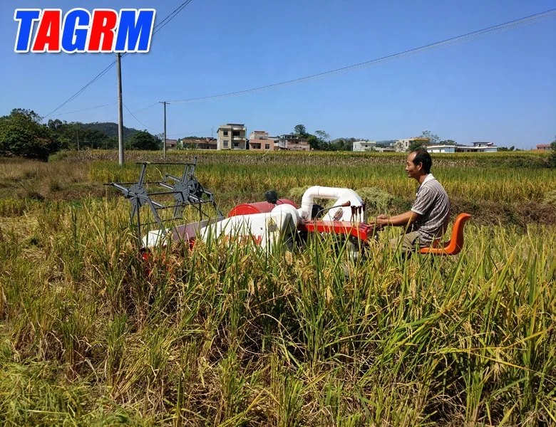 Working Well Best Price Small Wheat Paddy Rice Combine Harvester Cutter Machine Mini Rice Harvester in Philippines Thailand
