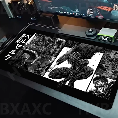 Alfombrilla de ratón Guts Sword in Berserk, alfombrilla de ratón para juegos, accesorios de ordenador, teclado grande, portátil, Padmouse Speed Desk