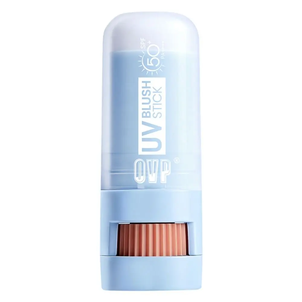 Brightening Blush Stick Contouring Hydrating Sunscreen Blush Waterproof Long-lasting Wear Cream Blush Stick