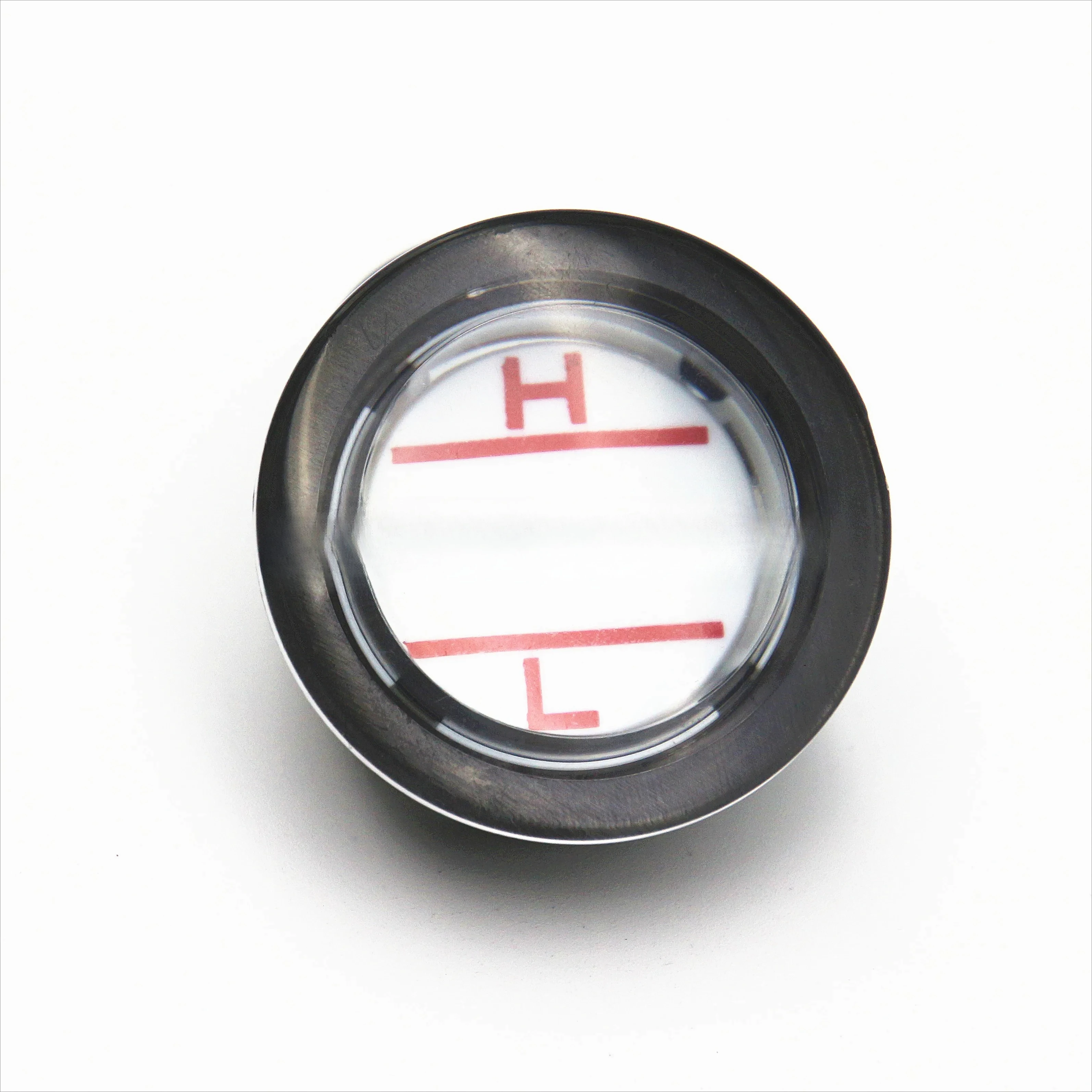Press in circular oil standard oil window/encapsulated non threaded oil mirror 19/20/25/26/28/29/30/32/34mm