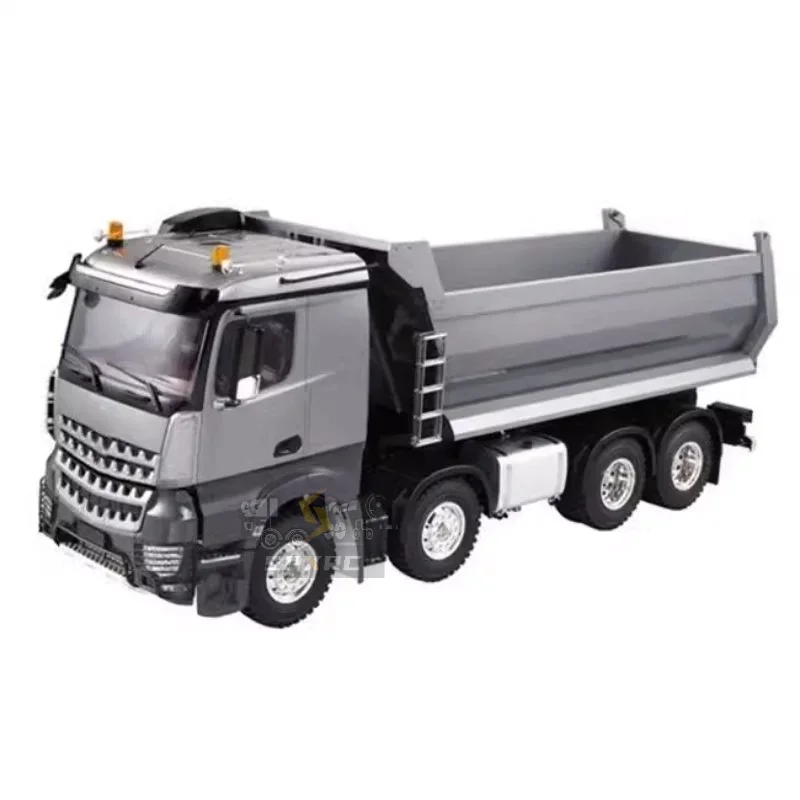 1/14 four-axle trailer dump truck is used for TAMIYA Mercedes-Benz U-type bucket rod dump truck semi-metal version DIY