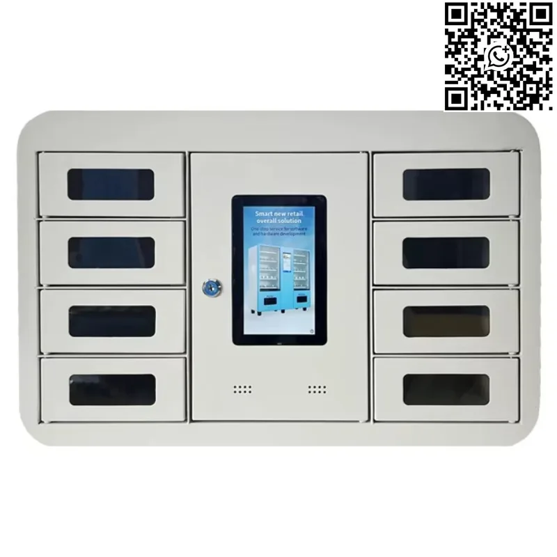 Custom Outdoor Rechargeable Smart Locker RFID Electronic Lock Waterproof Durable Insulated Cold Rolled Steel Assembled