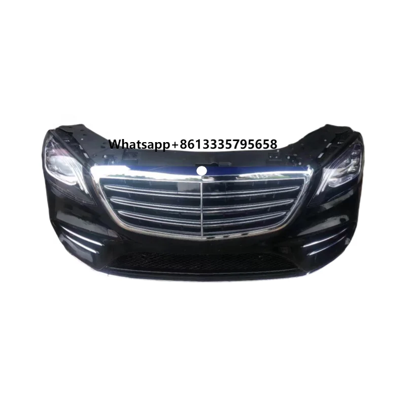 

For Mercedes Benz S-Class AMG W222 Front Bumper Assembly with Radiator Headlights Used for S-Class Model Car Bumpers
