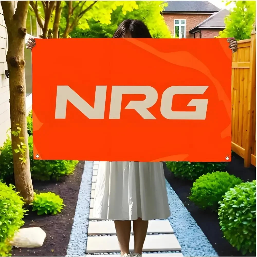 professional esports club N-NRG Flags Borderless four-ring ornament indoor outdoor decoration effortless to hang