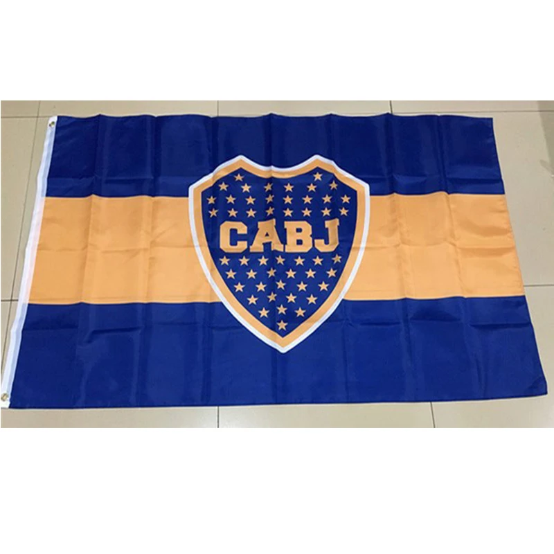 90x150cm Argentina Boca Juniors Size Christmas Decorations Flag