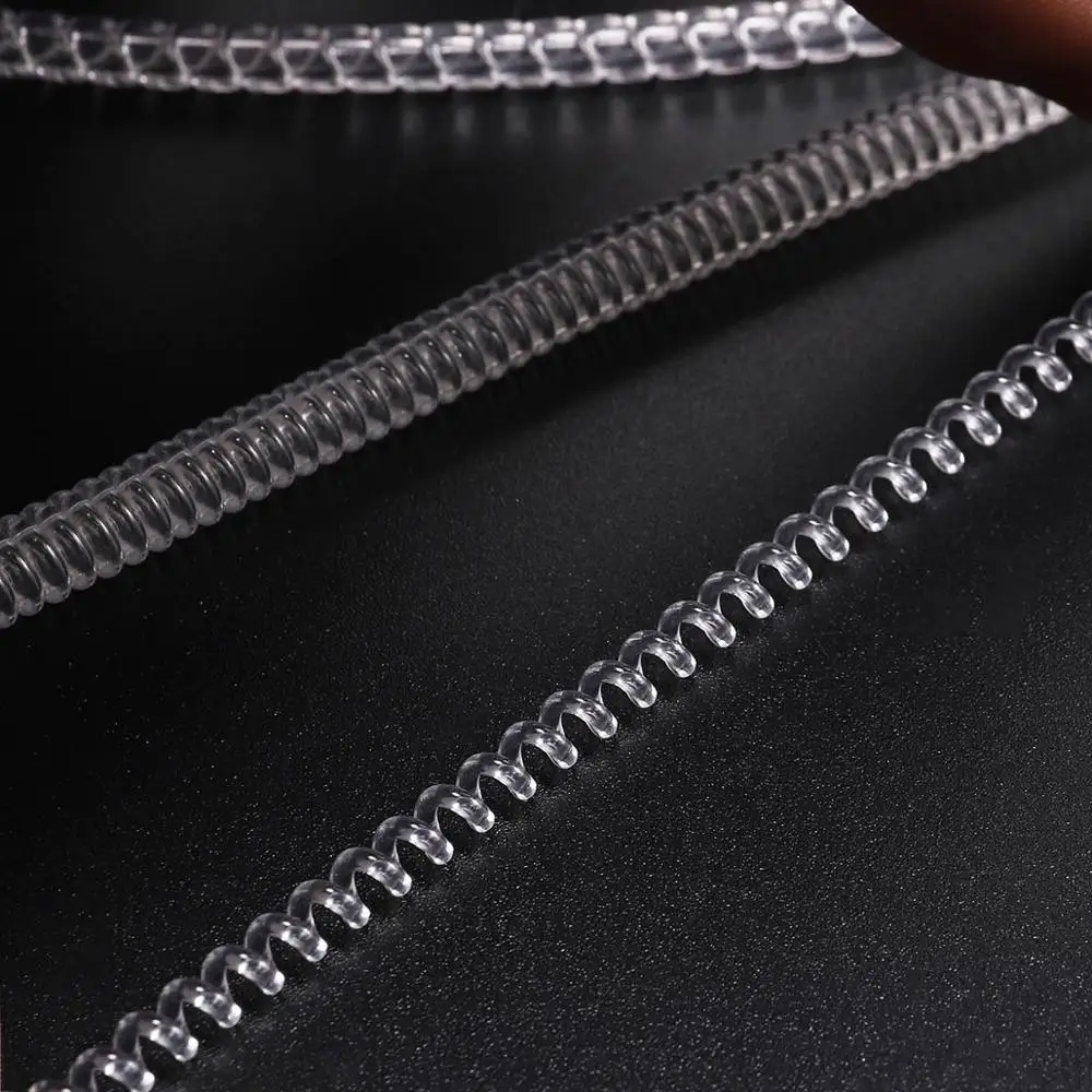 4pcs/lot Transparent Spiral Based Ring Tools Spring Coil Ring Size Adjuster Guard Tightener Reducer Resizing Tool For Jewelry