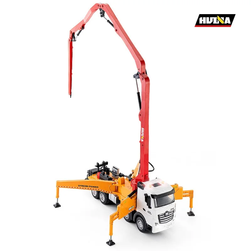 

Huina, новый продукт 1381, акустооптический цементный грузовик, сплав, электрический пульт дистанционного управления, модель инженерного автомобиля, игрушка для мальчика, подарок