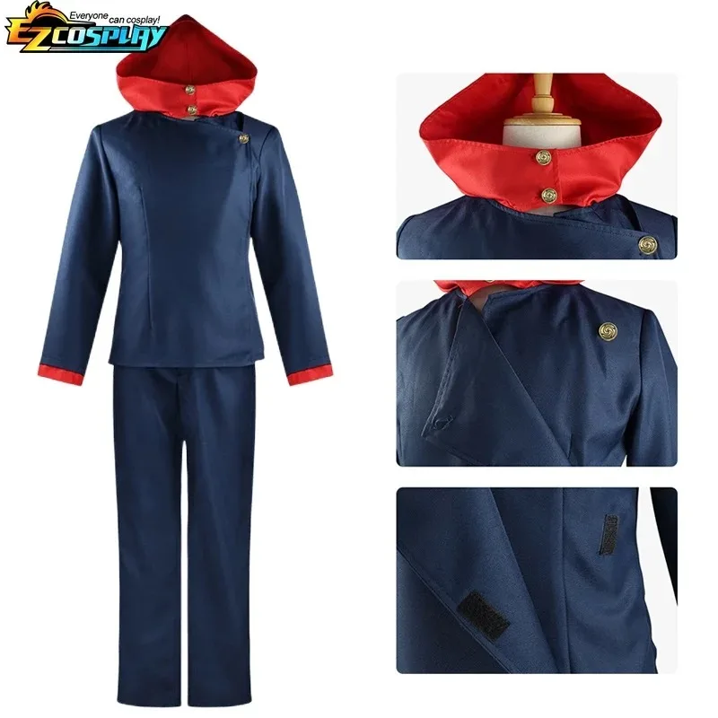 Disfraz de Anime Jujutsu Kaisen Itadori Yuji para hombres, camisa de Itadori Yuji, uniforme, traje de fiesta de Carnaval de Halloween