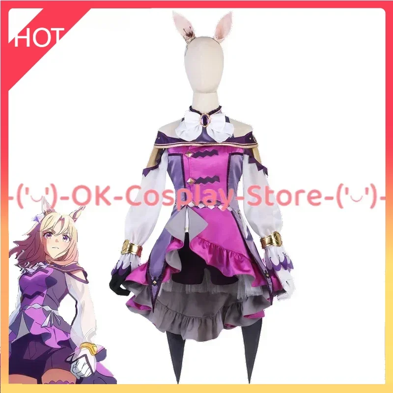 

[Custom Made] Game Umamusume:Pretty Derby Narita Top Road Cosplay Costume Women Cute Dress Halloween Party Outfit Anime Clothes