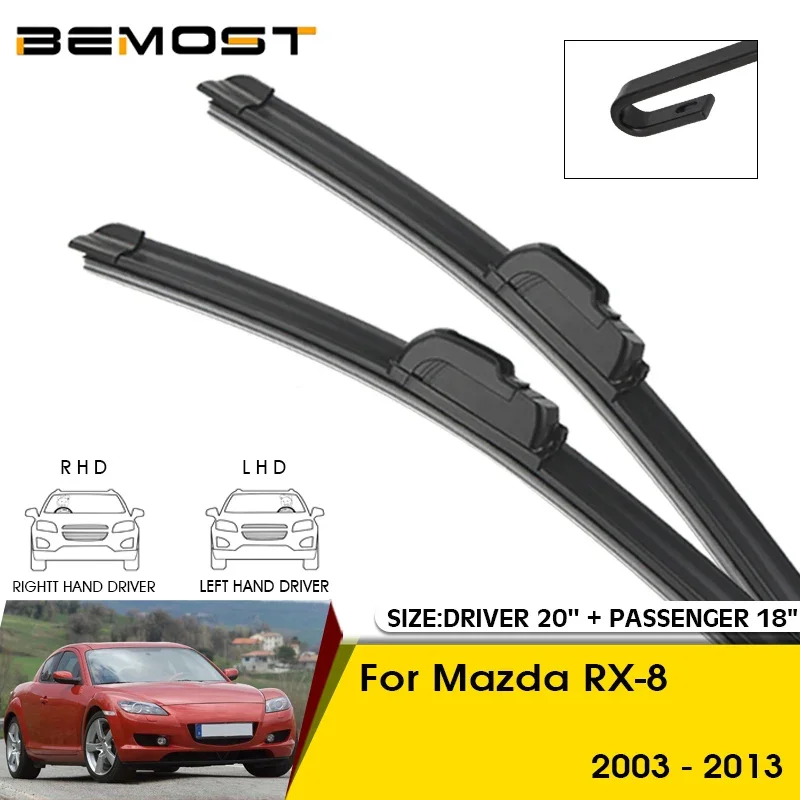 Car Wiper Blades For Mazda RX-8 2003-2013 Windshield Windscreen Front Window Blades 20