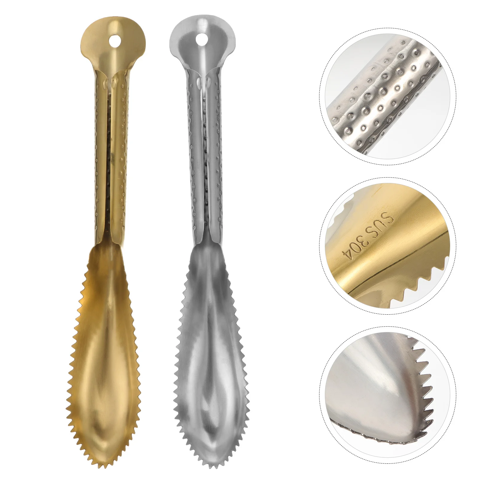 

2Pcs Fish Scaler Stainless Steel Non-Slip Handle Ergonomic Fish Scale Remover Fast Household Kitchen Gadget Scraper